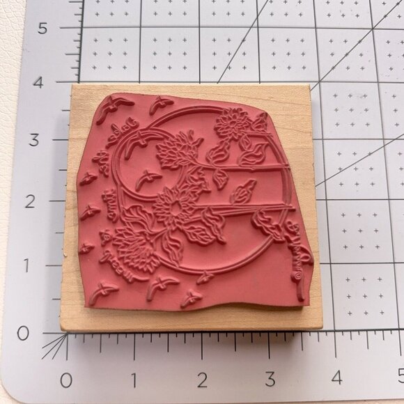 D Morgan Rubber Stamp Take Time To Dream #60038 Sunflowers Bird Sun Flowers - Picture 5 of 5